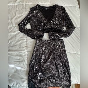 Lulu's Black Sequin Ensemble